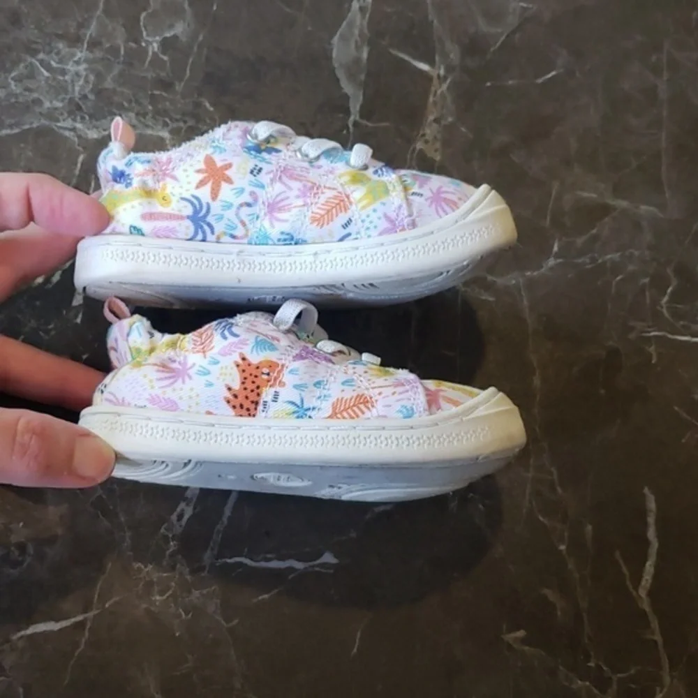 WONDER NATION, BABY GIRL BUMP TOE SHOES, MULTI-COLORED, SIZE 6‎